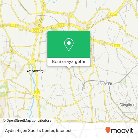 Aydin Biçen Sports Center harita