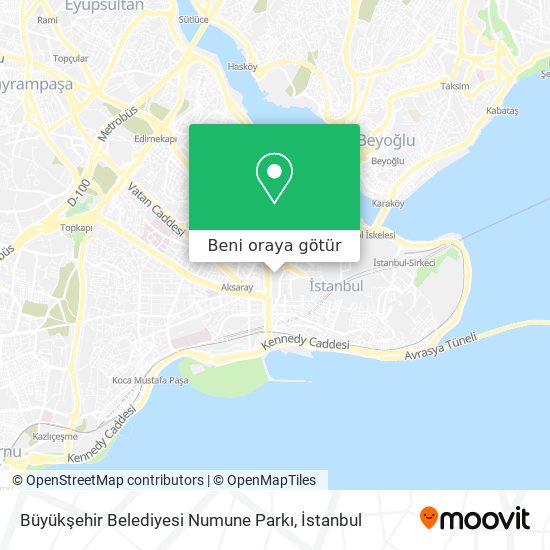 Büyükşehir Belediyesi Numune Parkı harita