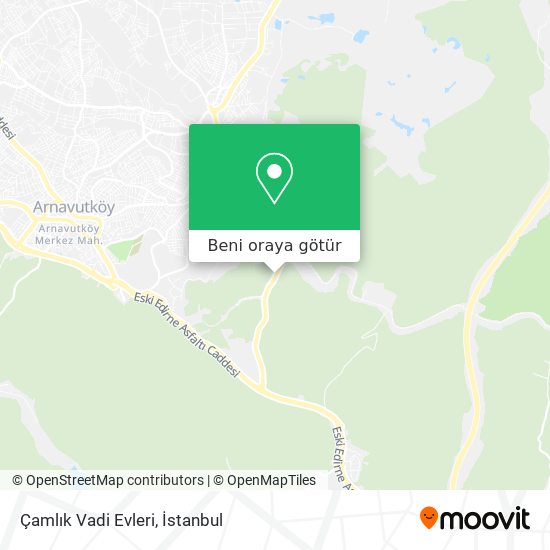 Çamlık Vadi Evleri harita