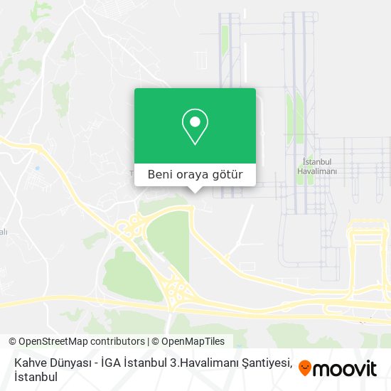 Kahve Dünyası - İGA İstanbul 3.Havalimanı Şantiyesi harita