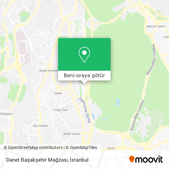 Danet Başakşehir Mağzası harita
