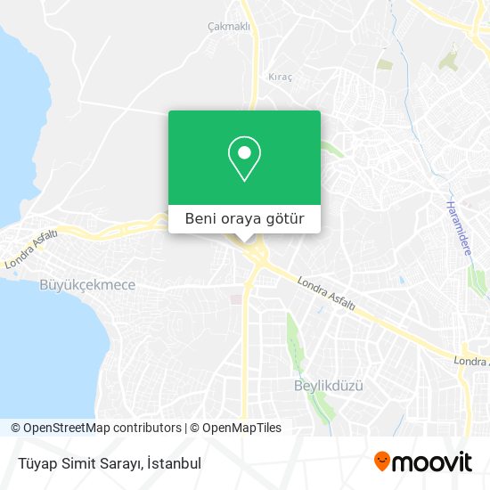 Tüyap Simit Sarayı harita