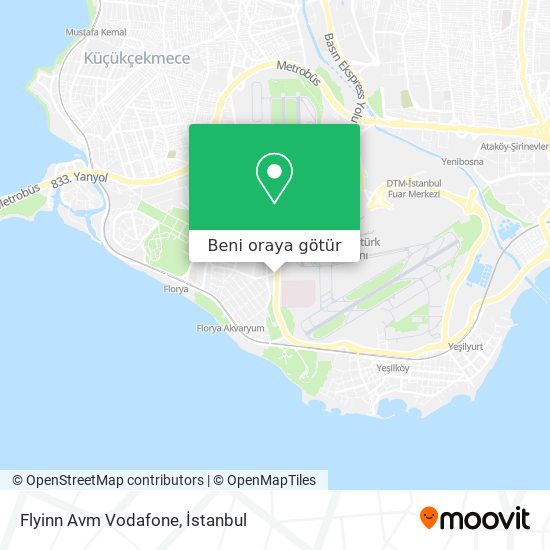 Flyinn Avm Vodafone harita