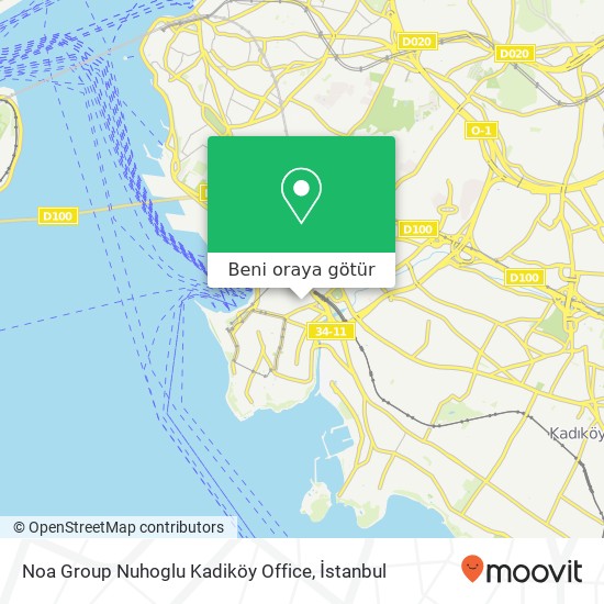 Noa Group Nuhoglu Kadiköy Office harita