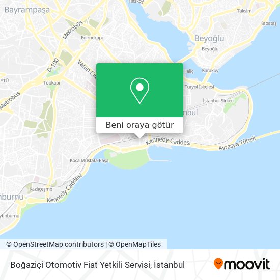Boğaziçi Otomotiv Fiat Yetkili Servisi harita