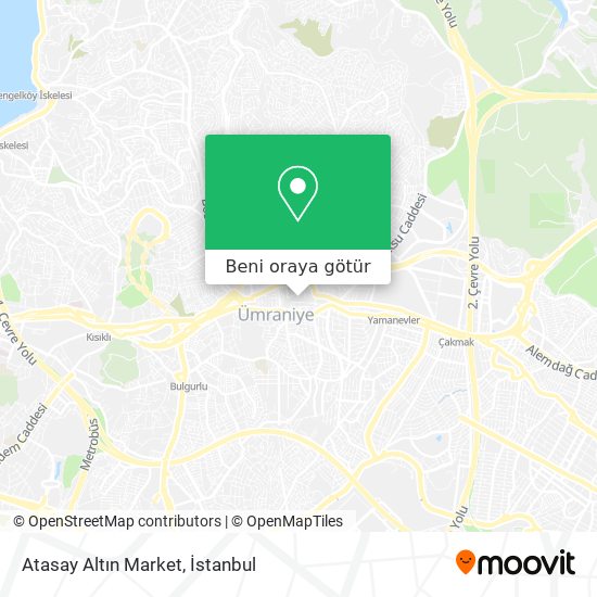 Atasay Altın Market harita