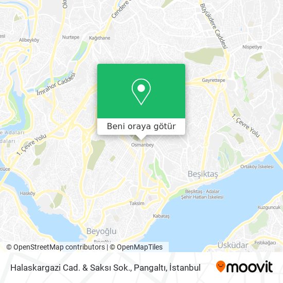 Halaskargazi Cad. & Saksı Sok., Pangaltı harita