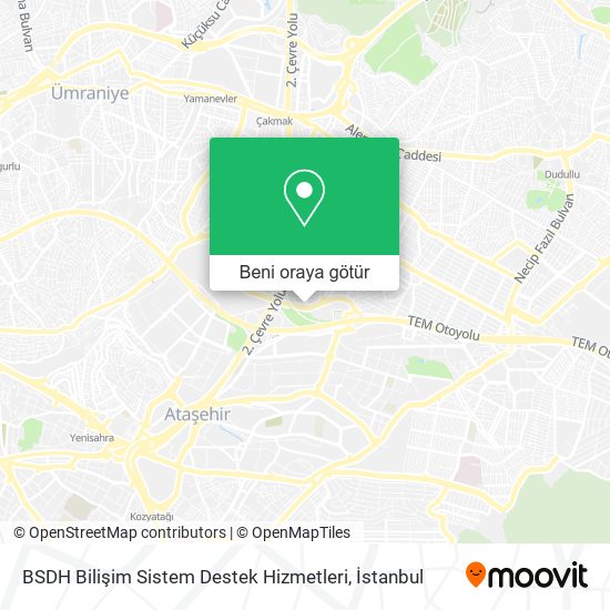 BSDH Bilişim Sistem Destek Hizmetleri harita