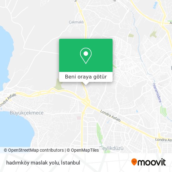 hadımköy maslak yolu harita