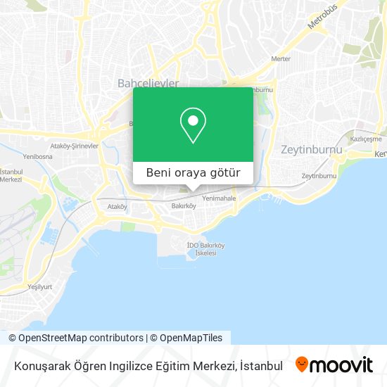 Konuşarak Öğren Ingilizce Eğitim Merkezi harita