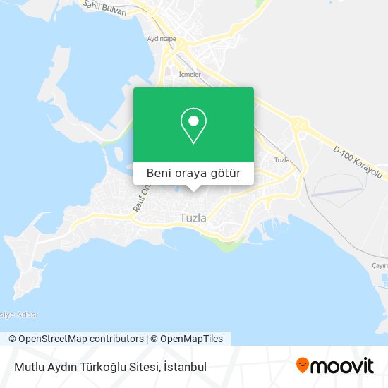 Mutlu Aydın Türkoğlu Sitesi harita