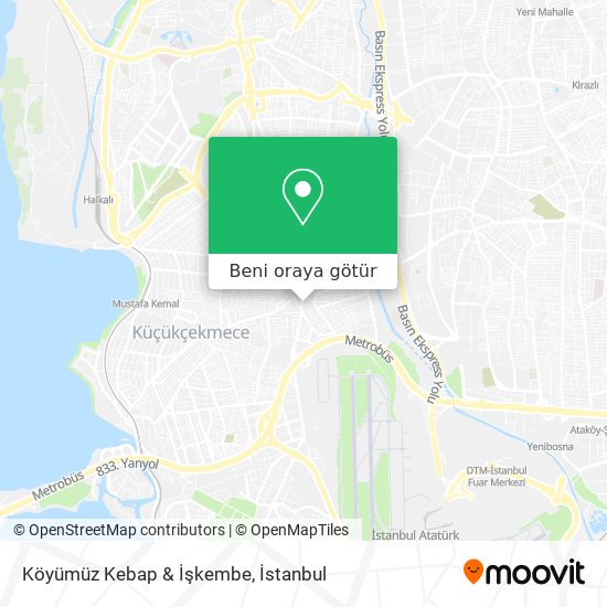 Köyümüz Kebap & İşkembe harita