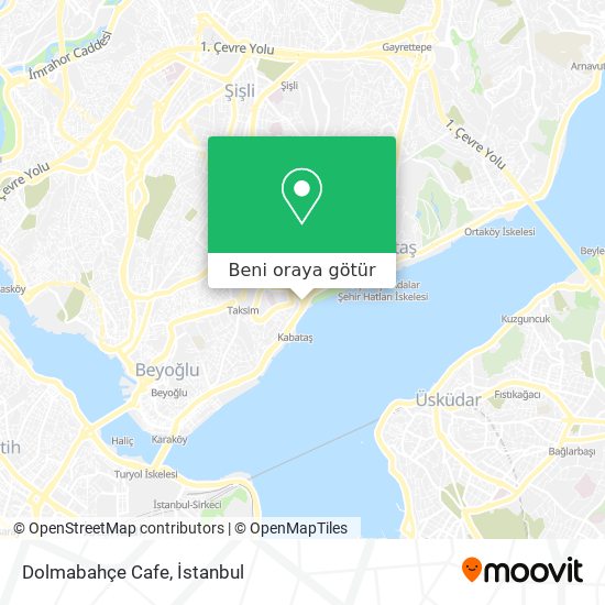 Dolmabahçe Cafe harita