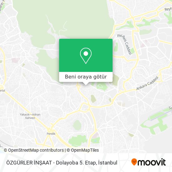 ÖZGÜRLER İNŞAAT - Dolayoba 5. Etap harita