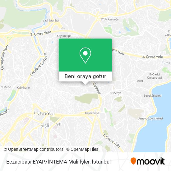 Eczacıbaşı EYAP / İNTEMA Mali İşler harita