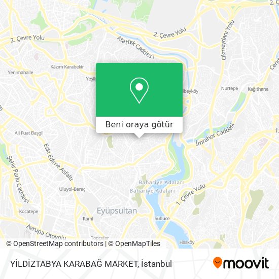 YİLDİZTABYA KARABAĞ MARKET harita