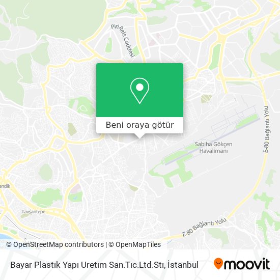 Bayar Plastık Yapı Uretım San.Tıc.Ltd.Stı harita