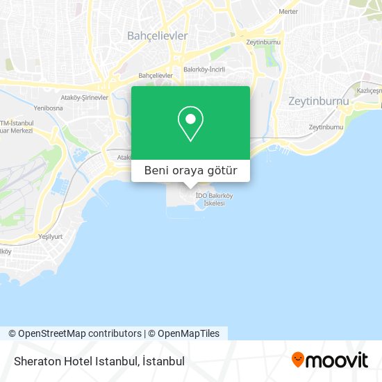 Sheraton Hotel Istanbul harita