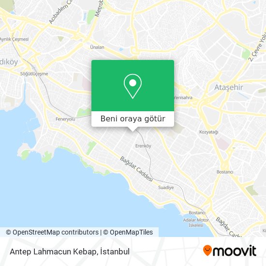 Antep Lahmacun Kebap harita