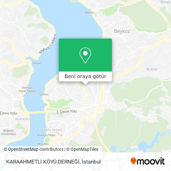 KARAAHMETLİ KÖYÜ DERNEĞİ harita