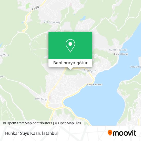 Hünkar Suyu Kasrı harita