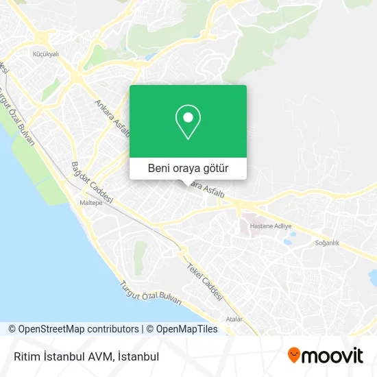 Ritim İstanbul AVM harita