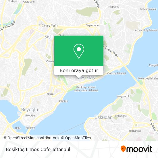 Beşiktaş Limos Cafe harita