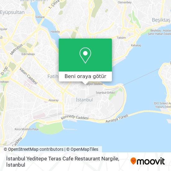 İstanbul Yeditepe Teras Cafe Restaurant Nargile harita