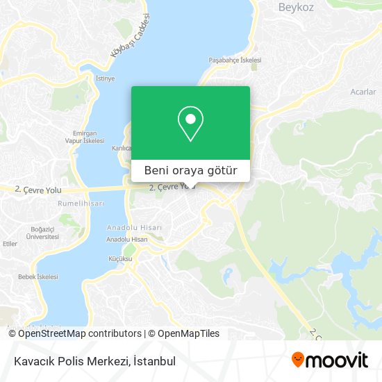 Kavacık Polis Merkezi harita