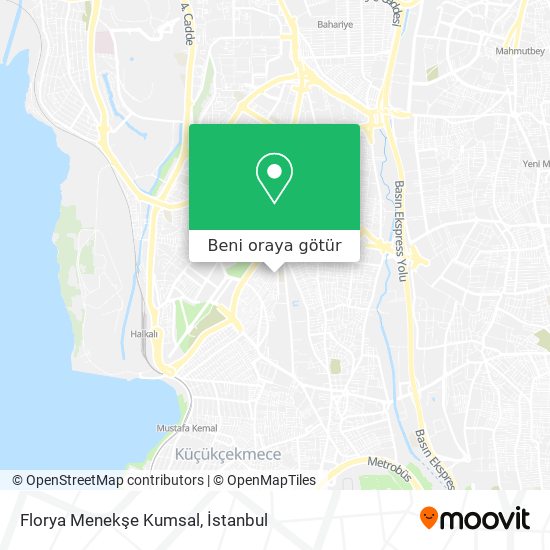Florya Menekşe Kumsal harita