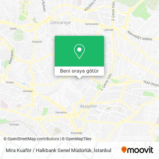 Mira Kuaför / Halkbank Genel Müdürlük harita