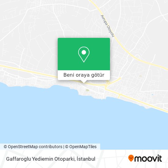 Gaffaroglu Yediemin Otoparki harita