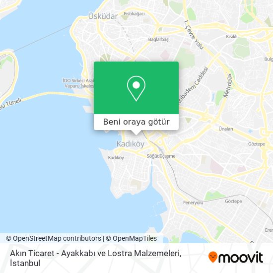 Akın Ticaret - Ayakkabı ve Lostra Malzemeleri harita