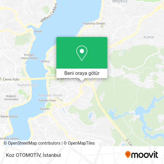 Koz OTOMOTİV harita
