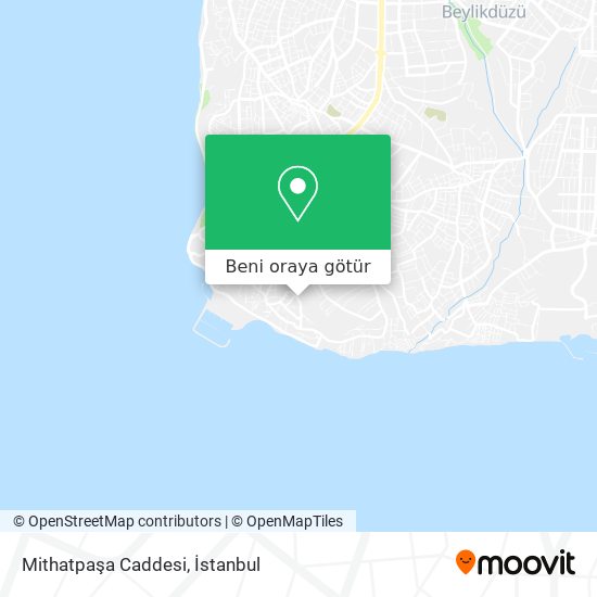 Mithatpaşa Caddesi harita