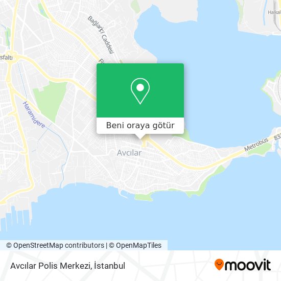 Avcılar Polis Merkezi harita