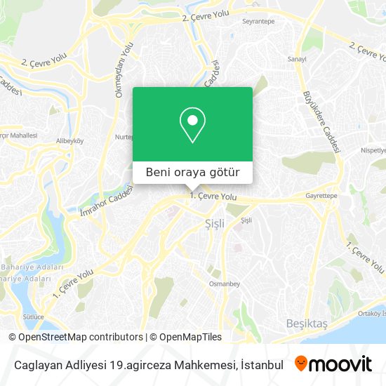 Caglayan Adliyesi 19.agirceza Mahkemesi harita