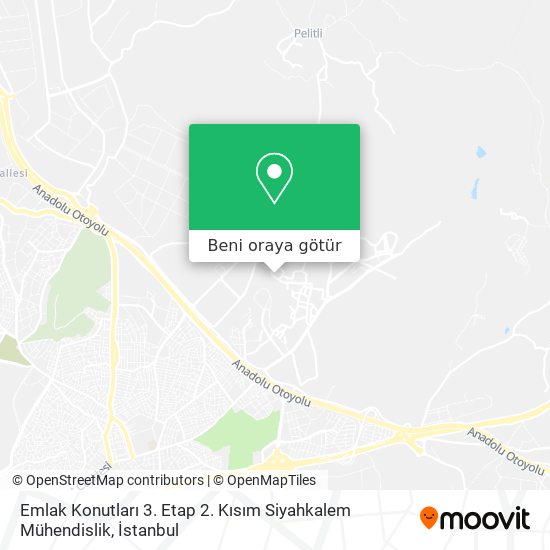 Emlak Konutları 3. Etap 2. Kısım Siyahkalem Mühendislik harita