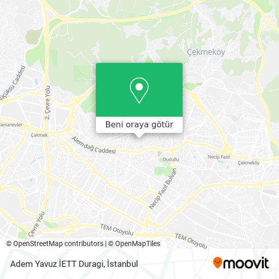 Adem Yavuz İETT Duragi harita