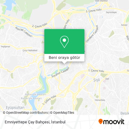 Emniyettepe Çay Bahçesi harita