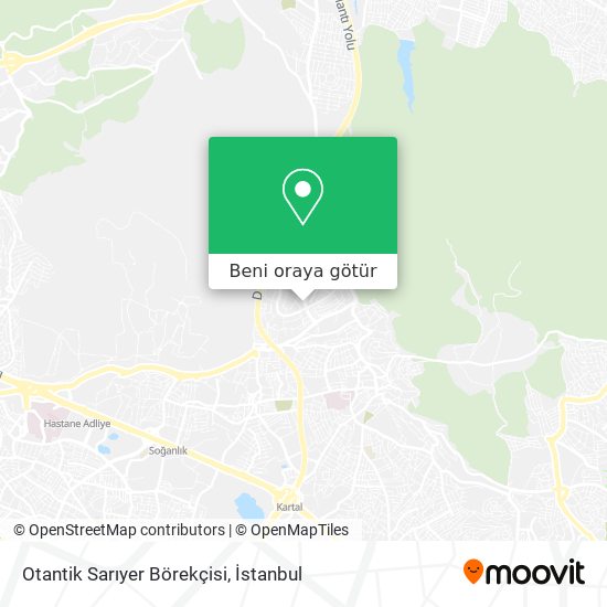 Otantik Sarıyer Börekçisi harita