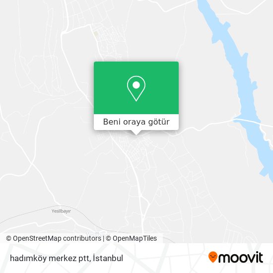 hadımköy merkez ptt harita