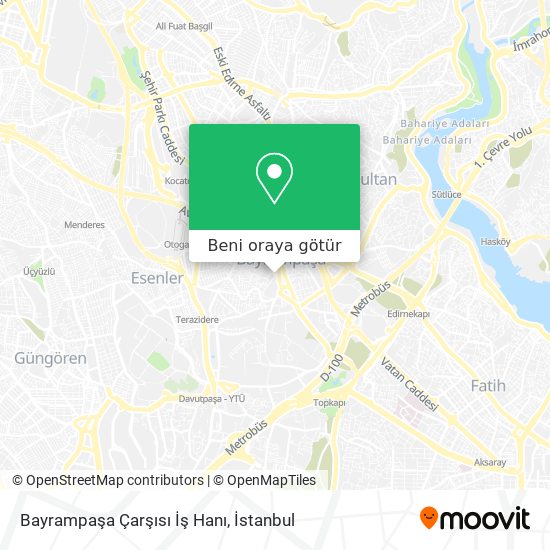 Bayrampaşa Çarşısı İş Hanı harita