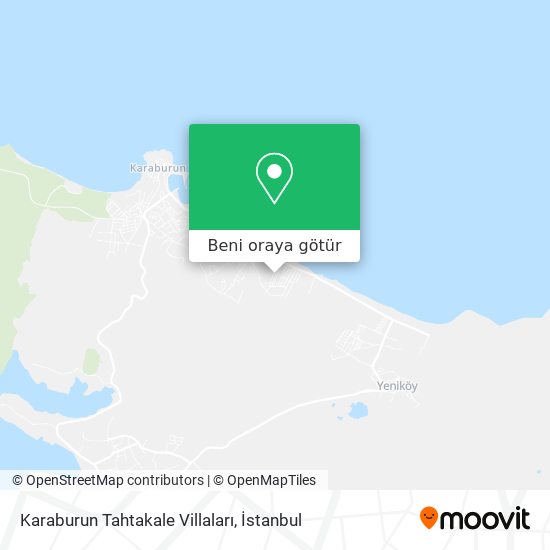 Karaburun Tahtakale Villaları harita