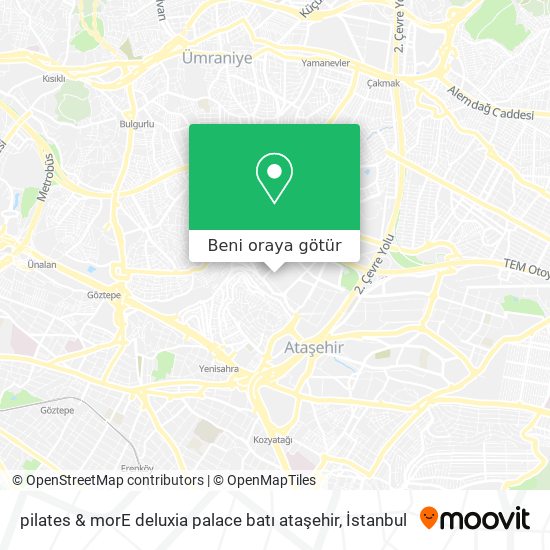 pilates & morE deluxia palace batı ataşehir harita