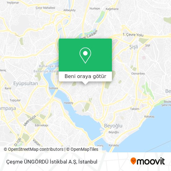Çeşme ÜNGÖRDÜ İstikbal A.Ş harita