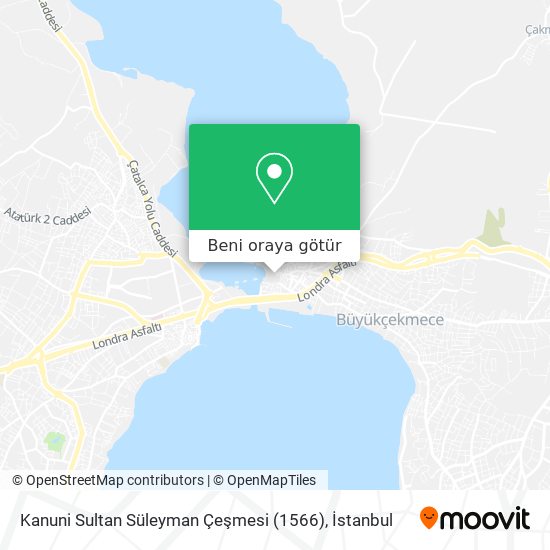 Kanuni Sultan Süleyman Çeşmesi (1566) harita