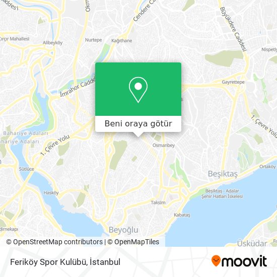Feriköy Spor Kulübü harita
