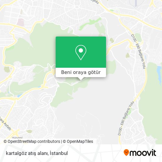 kartalgöz atış alanı harita