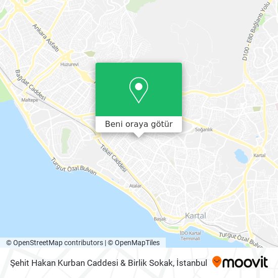 Şehit Hakan Kurban Caddesi & Birlik Sokak harita